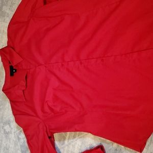 Womens Long Sleeve Red Blouse. Sz.16